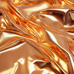 Wall Mural - captivating golden liquid metal fabric smooth texture with dynamic flowing patterns for glamorous de