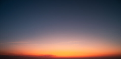 Wall Mural - sunset in the sky