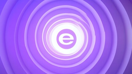 Wall Mural - purple swirl logo intro, digital background, website intro