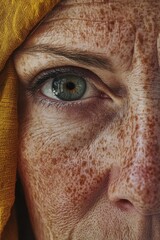 Canvas Print - Person with Freckles