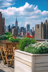 Wall Mural - Roof Chairs