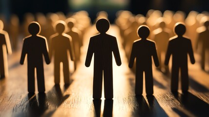 Wall Mural - Leadership management empowers teams to take ownership of their tasks and responsibilities.