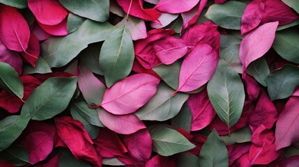 Sticker - Close-up of red autumn leaves