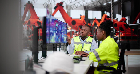 Aufkleber - Engineer Operator Using Scada System