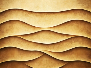 Wall Mural - Abstract Gold Wave Background Illustration