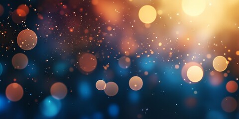 Aufkleber - Abstract background featuring beautiful bokeh effects, creating a visually striking and captivating atmosphere. The beautiful bokeh enhances the depth of the abstract background beautifully.