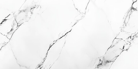 Fototapete - White marble texture featuring a natural pattern ideal for use as a background or in design artwork. This exquisite white marble texture enhances artistic creations with its unique appeal.