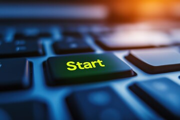 Press Start:  Initiating a New Beginning, Embark on Your Journey.  Adventure Awaits!