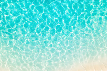 Wall Mural - Aqua Background Teal Water Texture Illustration