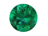 Round Emerald Green gems