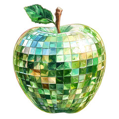 Wall Mural - Disco Ball Apple