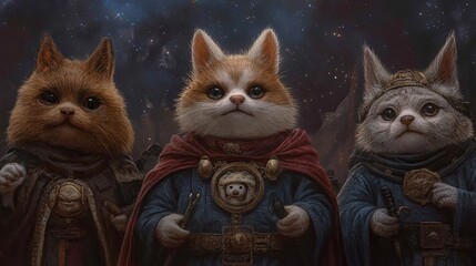  Heroic Team of Animals with Glowing Superpowers