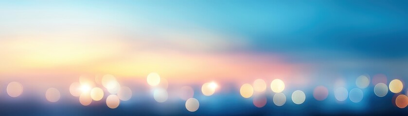 Wall Mural - dreamy abstract blur background with ethereal bokeh effect for digital art and design projects