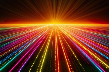 Wall Mural - Abstract rainbow background. Abstract background with colorful rays of light and bokeh effect.
