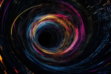 Wall Mural - Fractal burst background. Abstract fractal background a computer-generated 2D illustration.