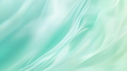 Wall Mural - a fresh abstract gradient background with light aqua and mint green hues.featuring cool color transi
