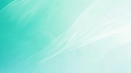 Wall Mural - a fresh abstract gradient background with light aqua and mint green hues.featuring cool color transi