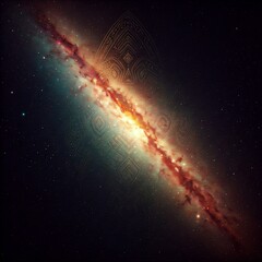 space galaxy with stars
