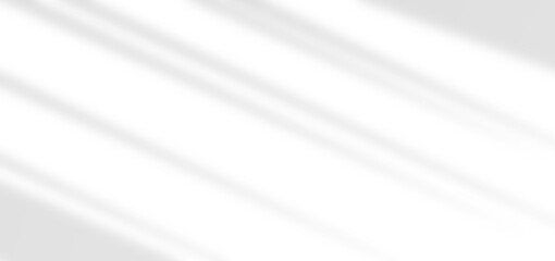 Wall Mural - transparent shadow overlay effect isolated on white background. window shadow and lights. mockup, te