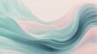 © Sutarto Stock - Abstract pastel teal and blush pink flowing waves background.