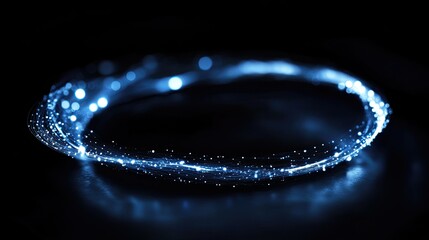 A clean digital background with glowing blue lights and abstract circuits, ready for branding or design.
