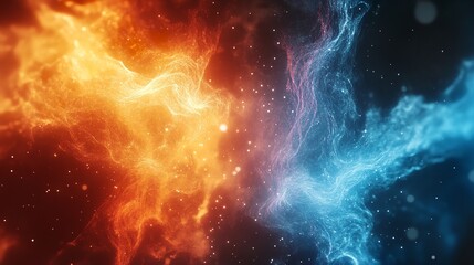 a vibrant and dynamic abstract background with flowing