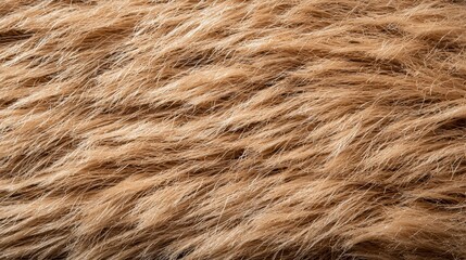 close up of soft furry animal fur in natural light with detailed texture and color variation