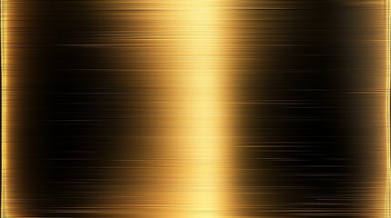 Poster - Abstract golden metal texture with light reflections and shadows on a shiny bronze or brass surface. High-resolution vector-style design element showcasing intricate textures and colors, captured with