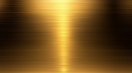 Poster - Abstract golden metal texture with light reflections and shadows on a shiny bronze or brass surface. High-resolution vector-style design element showcasing intricate textures and colors, captured with