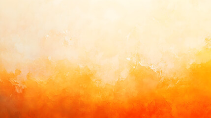 Wall Mural - Uneven grunge background with soft gradient shades of orange and yellow in the concept of summer.