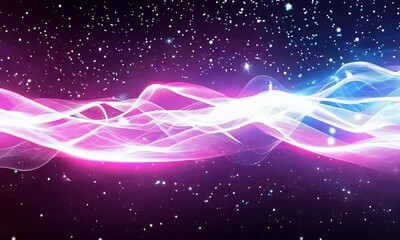 Wall Mural - stunning abstract wave art in vibrant colors for modern design projects and digital media needs