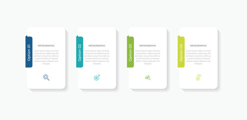 Wall Mural - infographic design template with place for your data. vector illustration