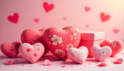 gift box valentine’s day forever love