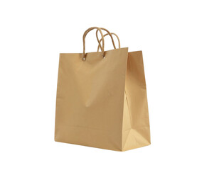 paper bag isolated on white