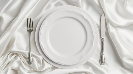 Sticker - Elegant Empty Plate Setting