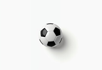 Wall Mural - soccer ball isolated on white