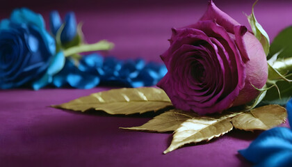 Wall Mural - Royal Purple Rose