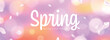 © yosiyosi - Spring background design. Beautiful background with petals