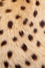 Wall Mural - white and brown leopard or cat animal fur texture