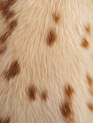 Wall Mural - white and brown leopard or cat animal fur texture
