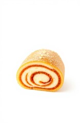 Sticker - there is a roll of bread with a swirl on it