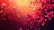 © vlntn - Bright flowers with warm colors and bokeh backdrop