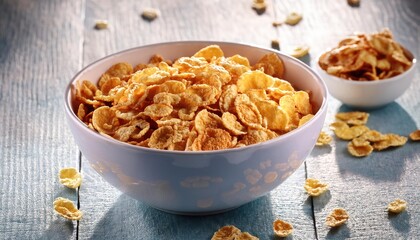 Poster - Bowl of cereal on a table