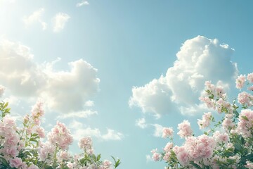 Blossom buds on tree branch