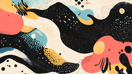 Wall Mural - abstract illustration. abstract galaxy. illustration