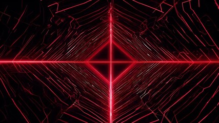 Wall Mural - red ciencia o maya patron fondo lineas abstracto tecnologia technology abstract background web mesh 