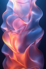Wall Mural - Vibrant abstract wallpaper with dynamic swirling gradient colors