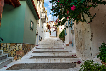  Charming Whitewashed Alley with Steps in Koroni
