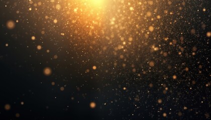 Aufkleber - Abstract golden blurred background with grainy dark texture. Illustrates dynamic glowing effect. Backdrop perfect for tech luxury presentations products. Suitable for high-end website headers