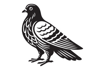 pigeon silhouette